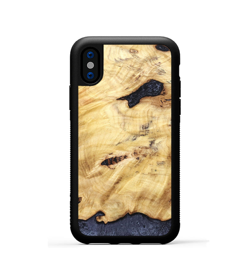 iPhone Xs Wood Phone Case - Nakita (Wood Burl, 831786)