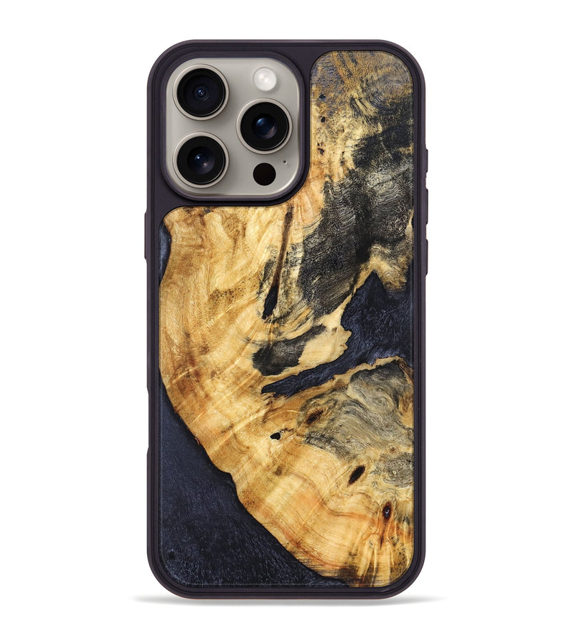 iPhone 16 Pro Max Wood Phone Case - Zhane (Wood Burl, 831787)
