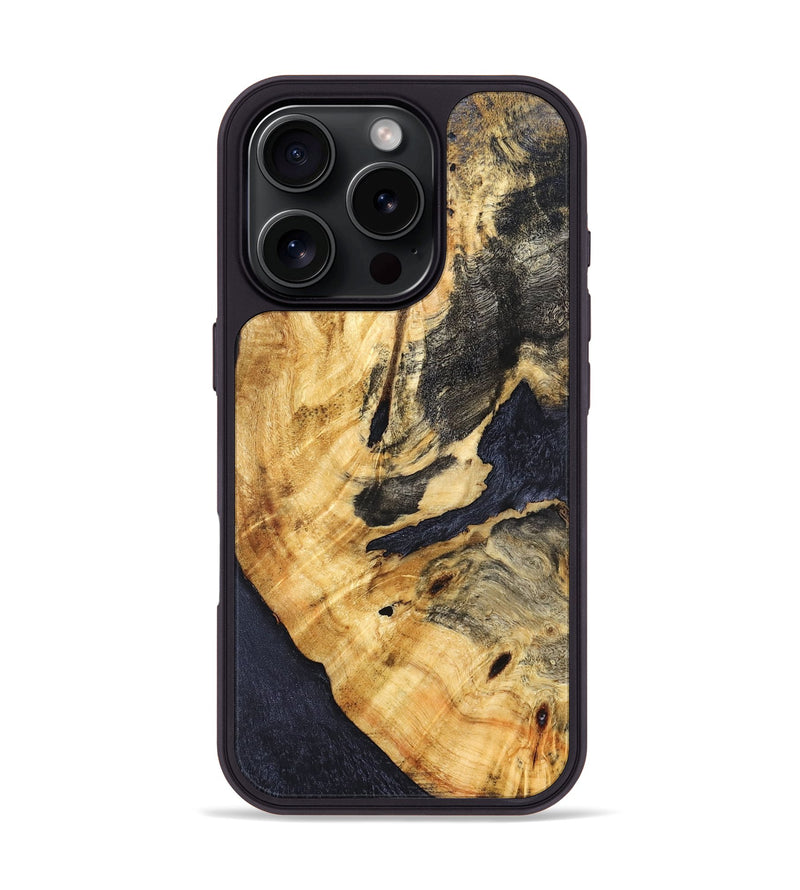 iPhone 16 Pro Wood Phone Case - Zhane (Wood Burl, 831787)