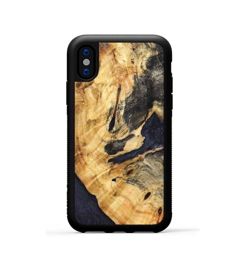 iPhone Xs Wood Phone Case - Zhane (Wood Burl, 831787)