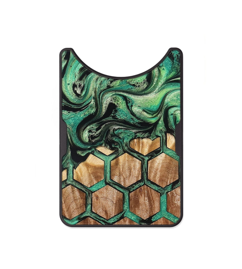 Alloy Wood Wallet - Dona (Pattern, 831791)