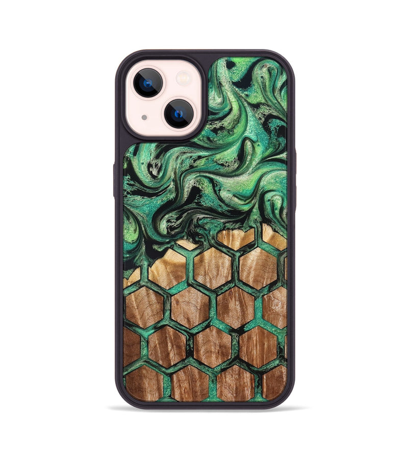 iPhone 14 Wood Phone Case - Dona (Pattern, 831791)