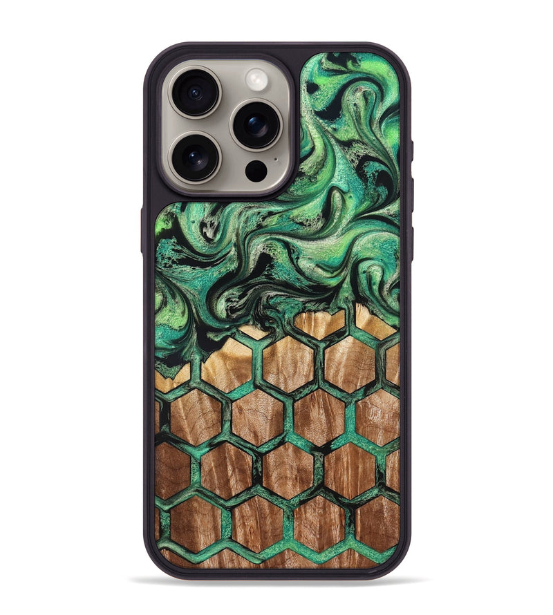 iPhone 15 Pro Max Wood Phone Case - Dona (Pattern, 831791)