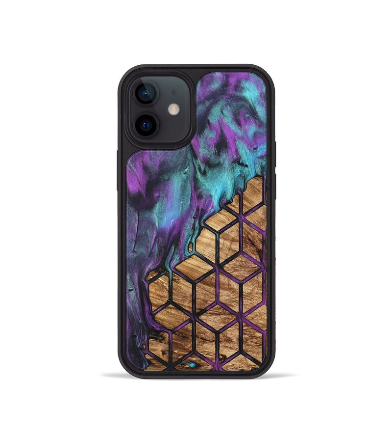 iPhone 12 mini Wood Phone Case - Heath (Pattern, 831792)