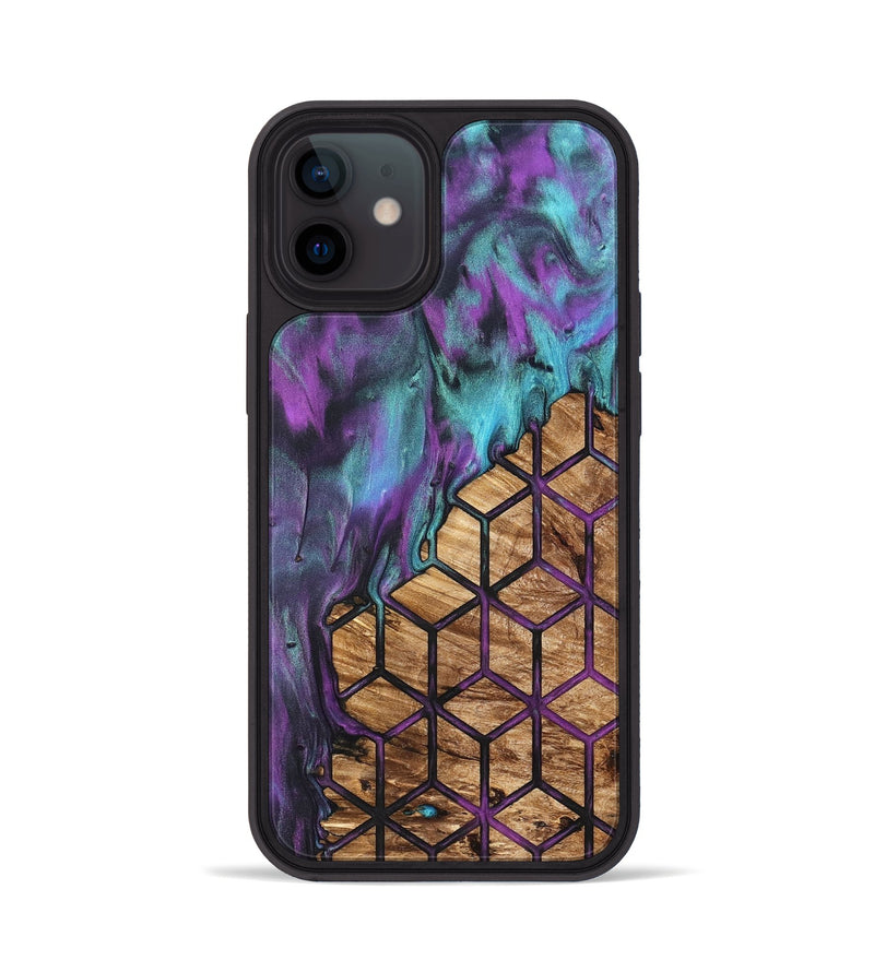 iPhone 12 Wood Phone Case - Heath (Pattern, 831792)