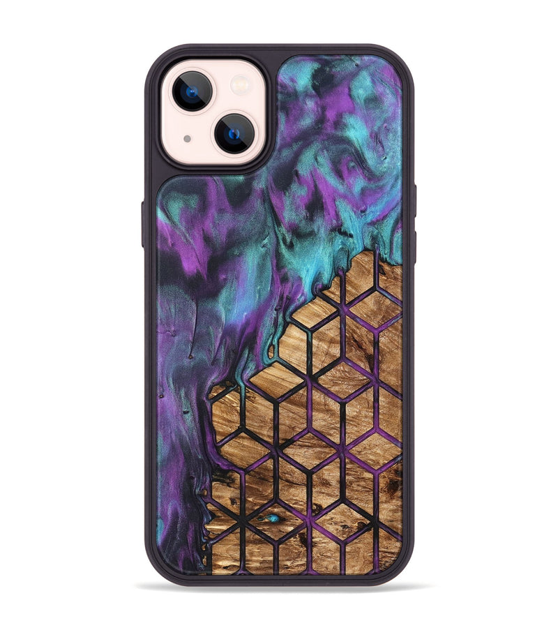 iPhone 14 Plus Wood Phone Case - Heath (Pattern, 831792)