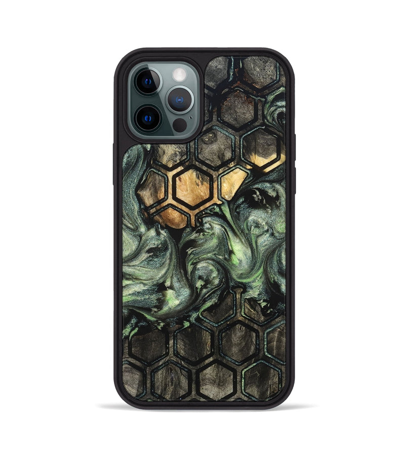iPhone 12 Pro Wood Phone Case - Dorene (Pattern, 831795)