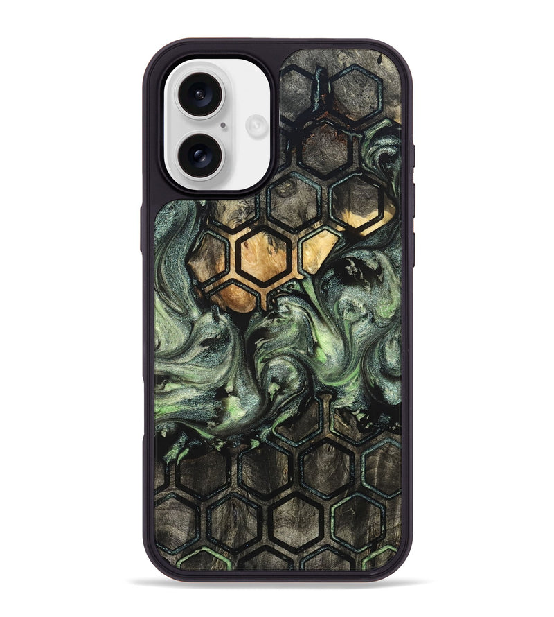 iPhone 16 Plus Wood Phone Case - Dorene (Pattern, 831795)