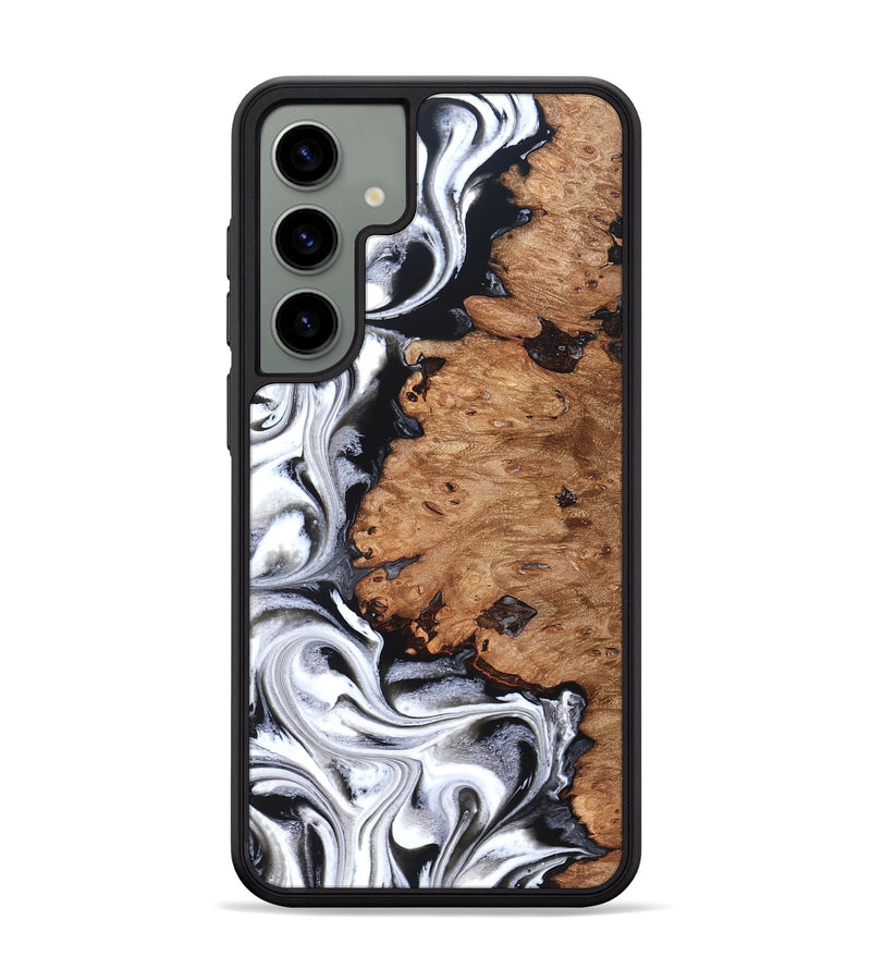Galaxy S24 Plus Wood Phone Case - Norman (Black & White, 831798)