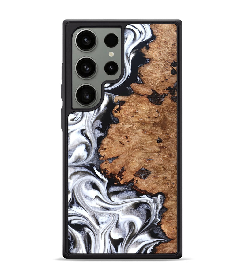 Galaxy S24 Ultra Wood Phone Case - Norman (Black & White, 831798)