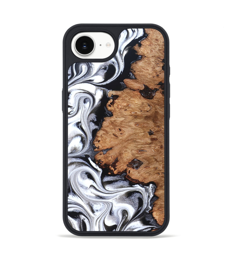 iPhone 16e Wood Phone Case - Norman (Black & White, 831798)