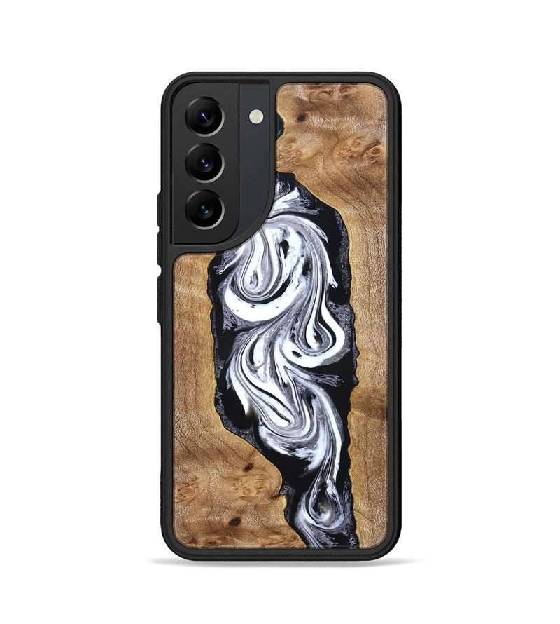 Galaxy S22 Wood Phone Case - Jerold (Black & White, 831800)