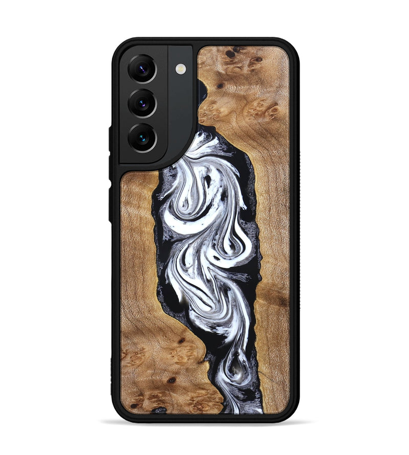 Galaxy S22 Plus Wood Phone Case - Jerold (Black & White, 831800)