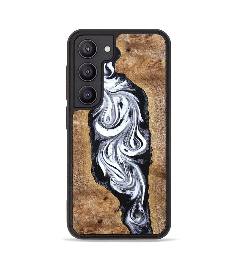 Galaxy S23 Wood Phone Case - Jerold (Black & White, 831800)