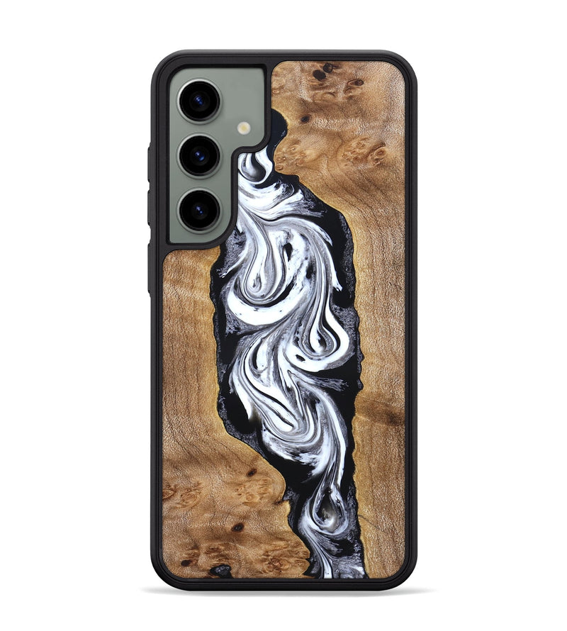 Galaxy S24 Plus Wood Phone Case - Jerold (Black & White, 831800)