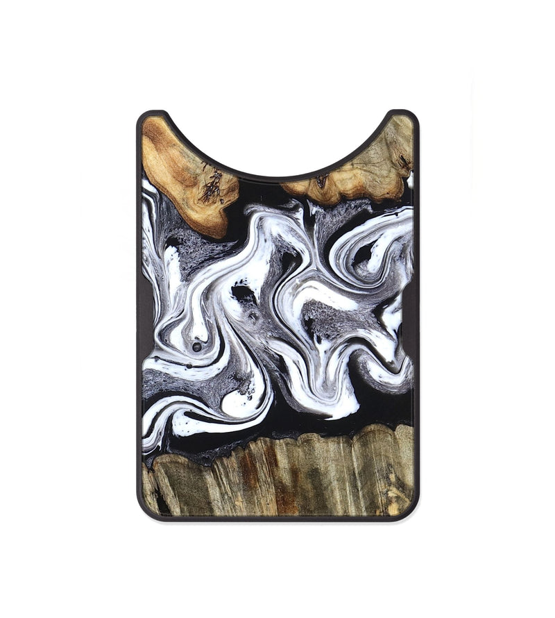 Alloy Wood Wallet - Camren (Black & White, 831801)