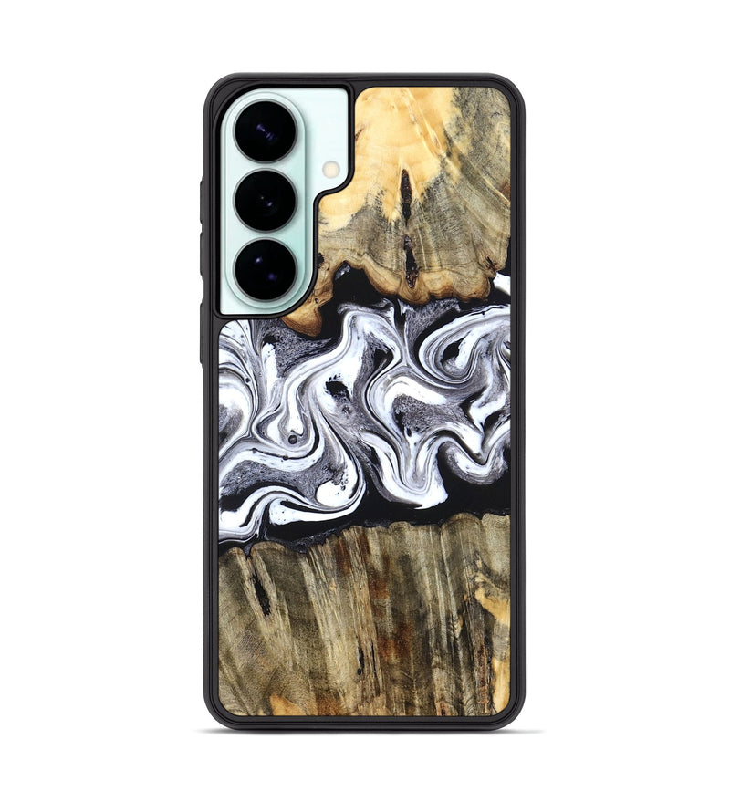Galaxy S26 Plus Wood Phone Case - Camren (Black & White, 831801)