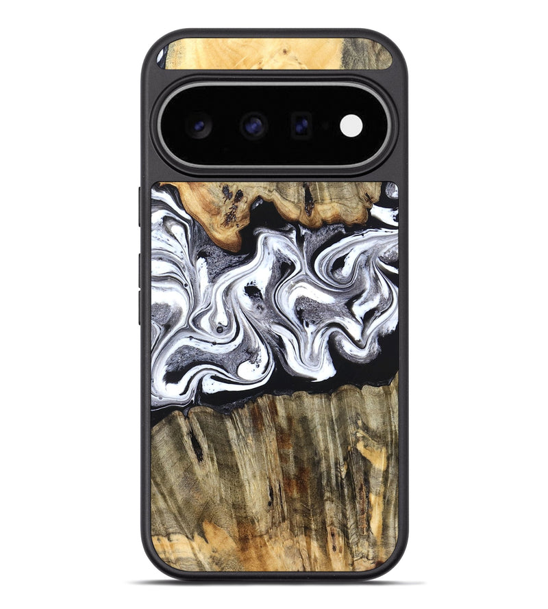 Pixel 11 Pro XL Wood Phone Case - Camren (Black & White, 831801)