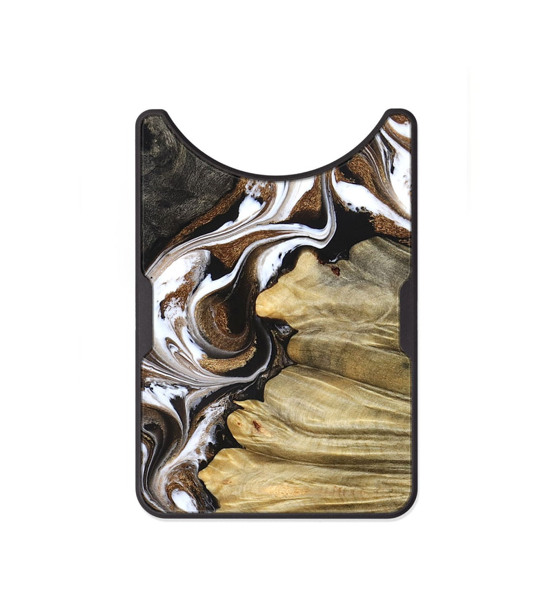 Alloy Wood Wallet - Kahlil (Black & White, 831802)