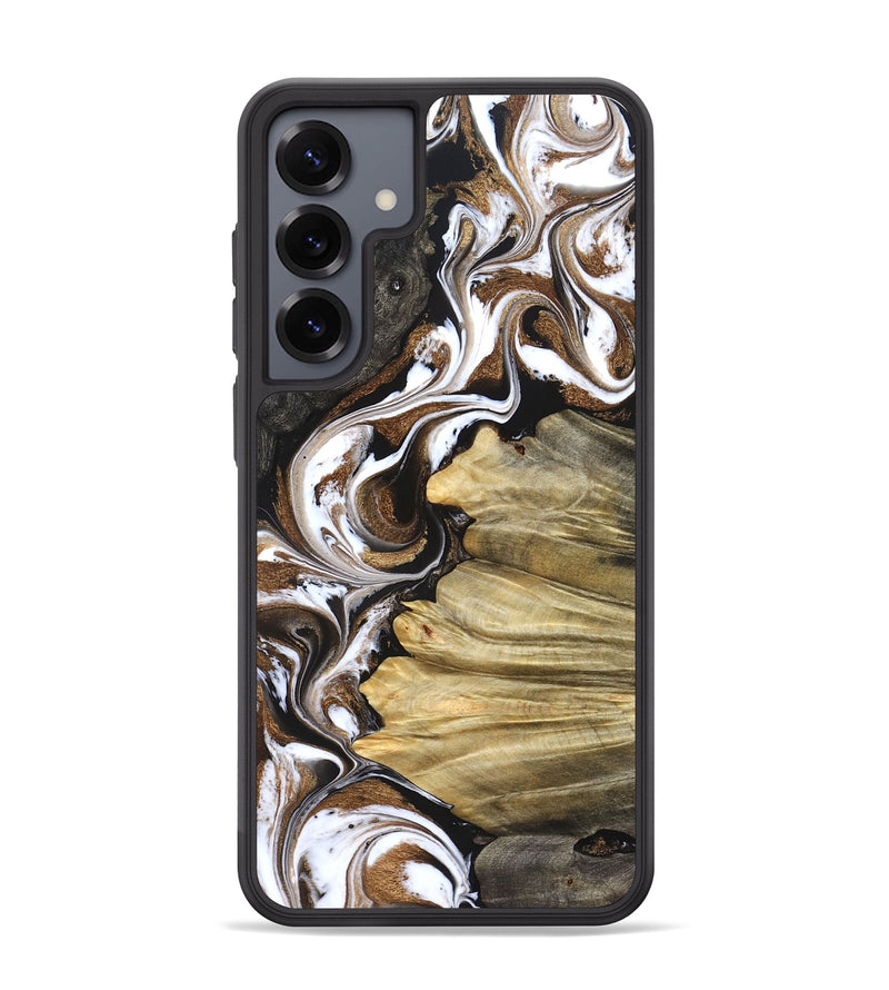 Galaxy S25 Plus Wood Phone Case - Kahlil (Black & White, 831802)