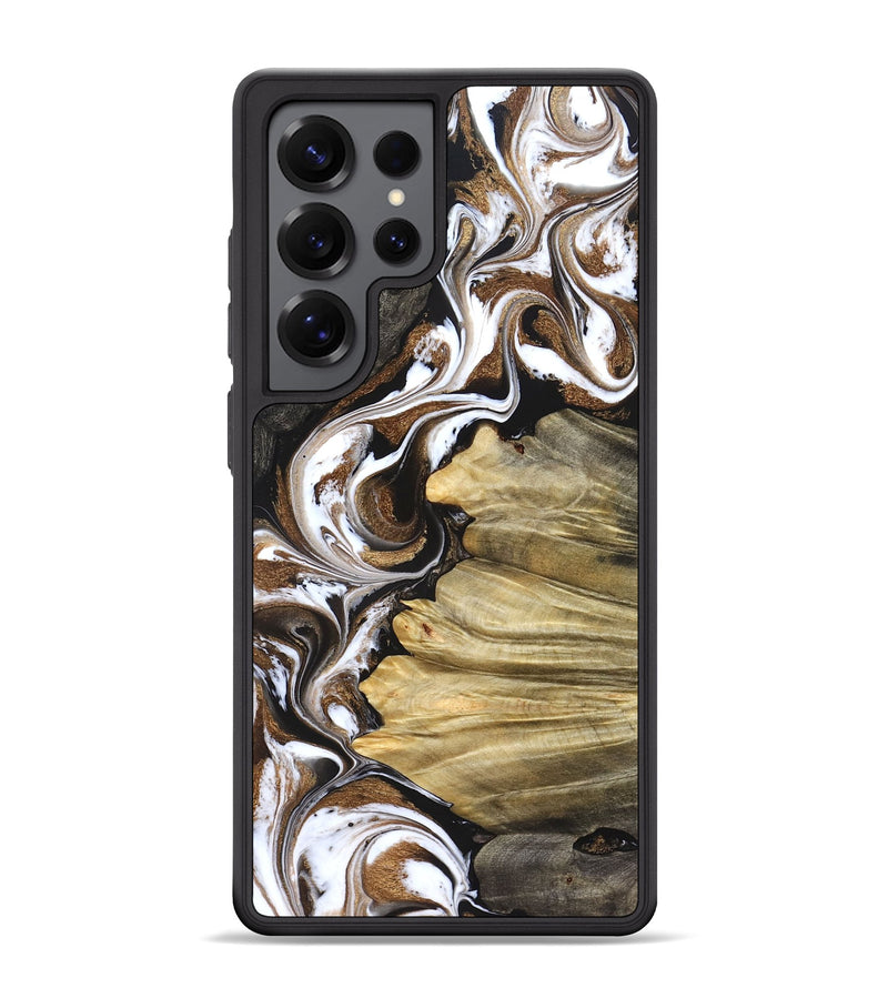 Galaxy S25 Ultra Wood Phone Case - Kahlil (Black & White, 831802)