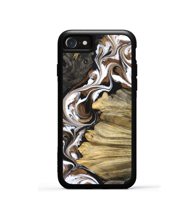 iPhone SE Wood Phone Case - Kahlil (Black & White, 831802)