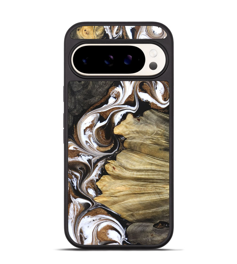 Pixel 9 Wood Phone Case - Kahlil (Black & White, 831802)