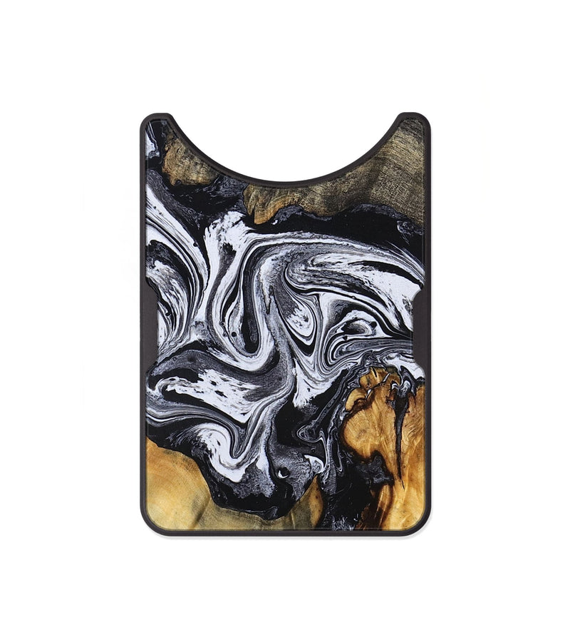 Alloy Wood Wallet - Dewayne (Black & White, 831803)