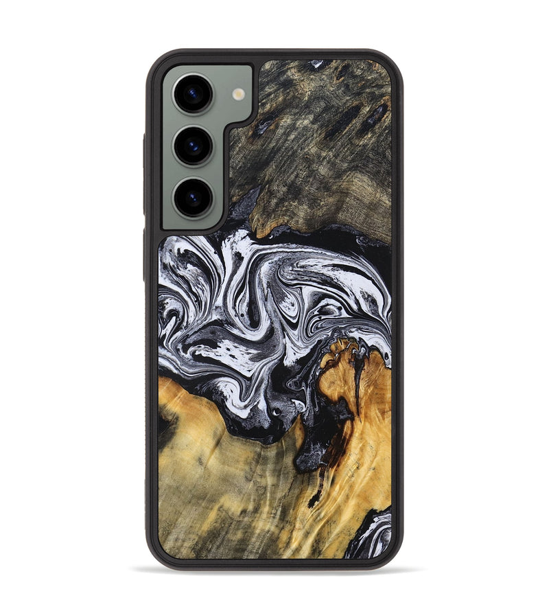 Galaxy S23 Plus Wood Phone Case - Dewayne (Black & White, 831803)