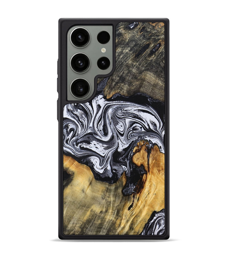 Galaxy S24 Ultra Wood Phone Case - Dewayne (Black & White, 831803)