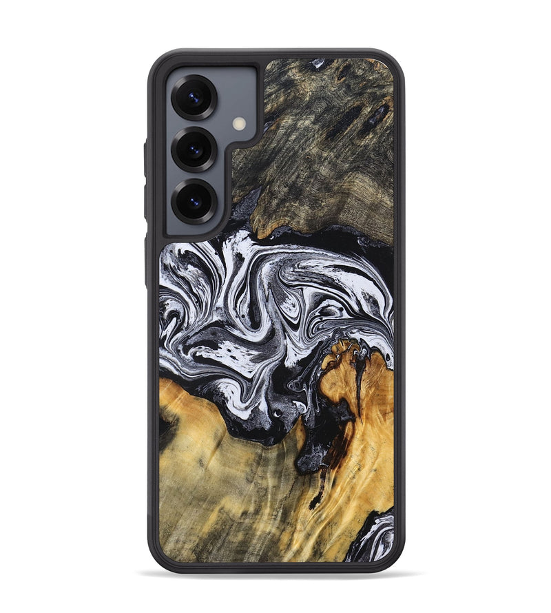 Galaxy S25 Plus Wood Phone Case - Dewayne (Black & White, 831803)