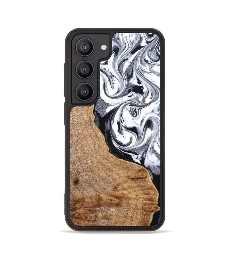 Galaxy S23 Wood Phone Case - Lyndon (Black & White, 831804)