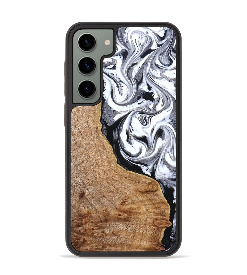 Galaxy S23 Plus Wood Phone Case - Lyndon (Black & White, 831804)