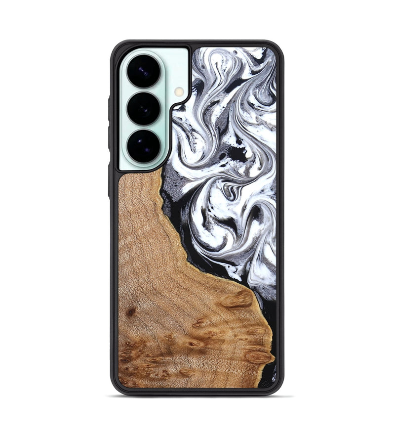 Galaxy S26 Plus Wood Phone Case - Lyndon (Black & White, 831804)