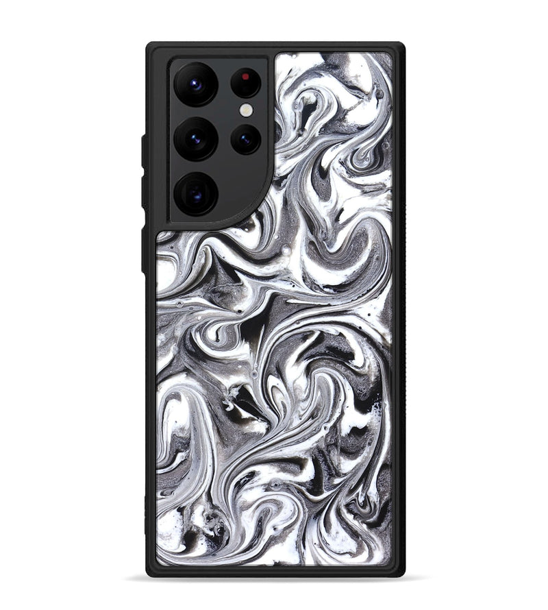Galaxy S22 Ultra ResinArt Phone Case - Lachlan (Black & White, 831805)