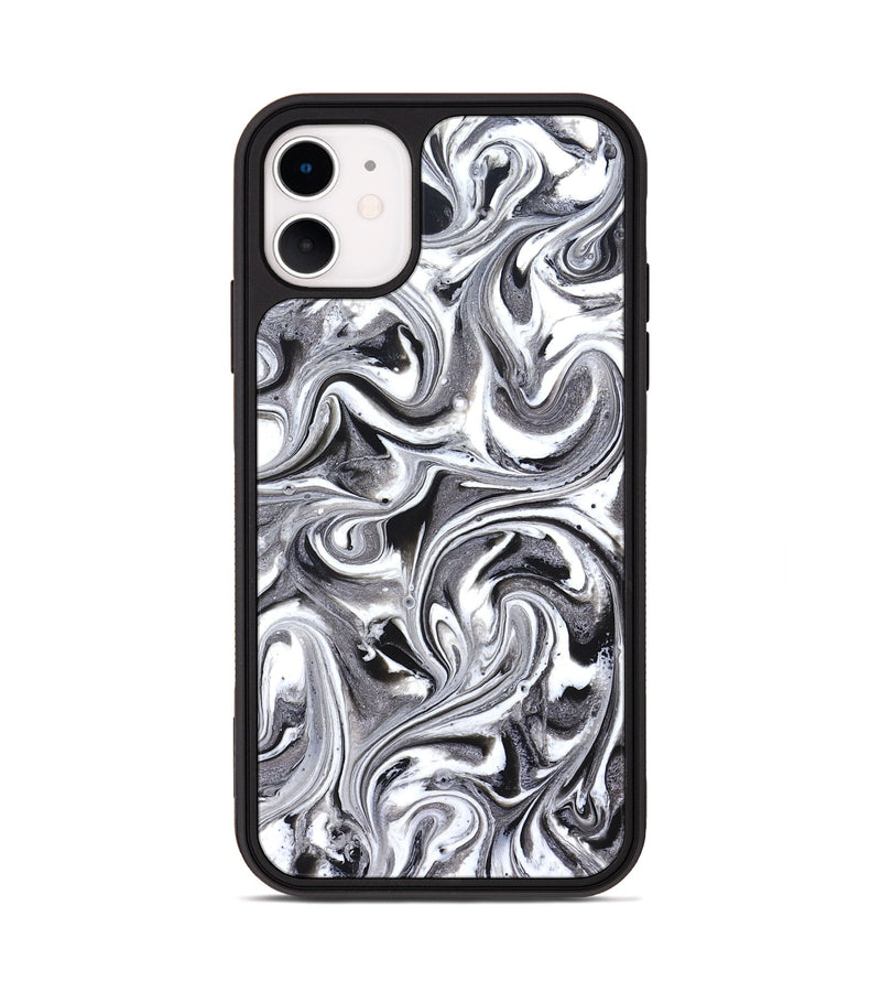 iPhone 11 ResinArt Phone Case - Lachlan (Black & White, 831805)