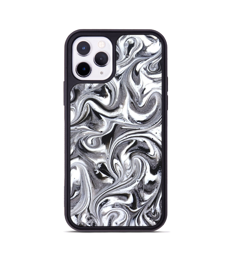 iPhone 11 Pro ResinArt Phone Case - Lachlan (Black & White, 831805)