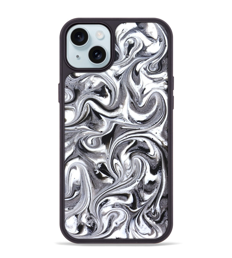 iPhone 15 Plus ResinArt Phone Case - Lachlan (Black & White, 831805)
