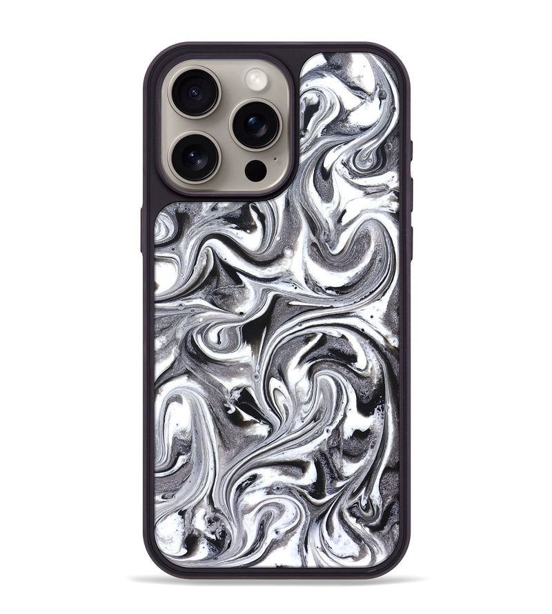 iPhone 15 Pro Max ResinArt Phone Case - Lachlan (Black & White, 831805)