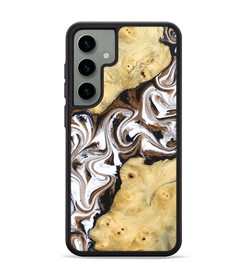 Galaxy S24 Plus Wood Phone Case - Caitlin (Black & White, 831806)