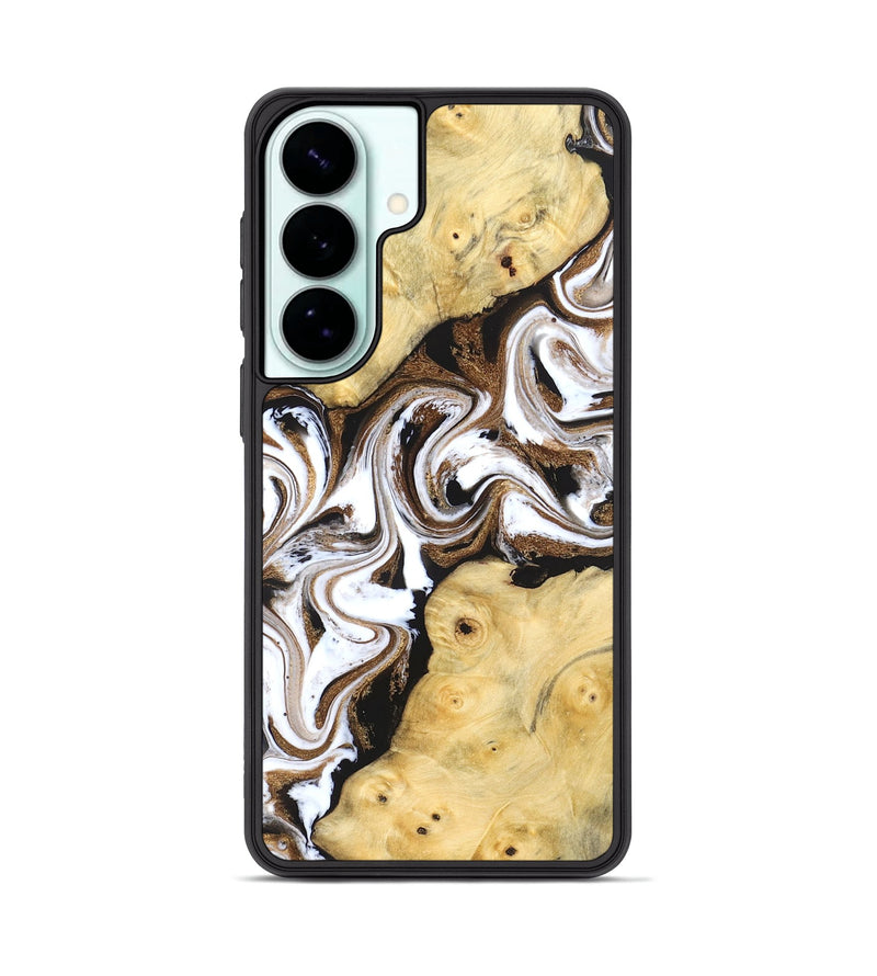 Galaxy S26 Plus Wood Phone Case - Caitlin (Black & White, 831806)