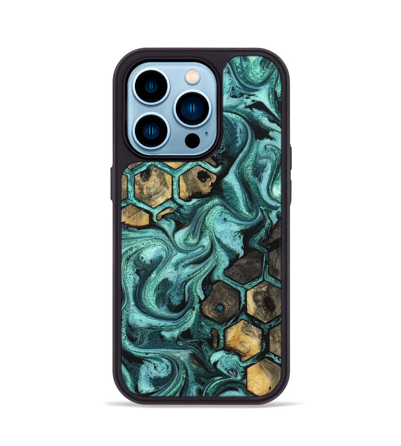 iPhone 14 Pro Wood Phone Case - Terri (Pattern, 831811)