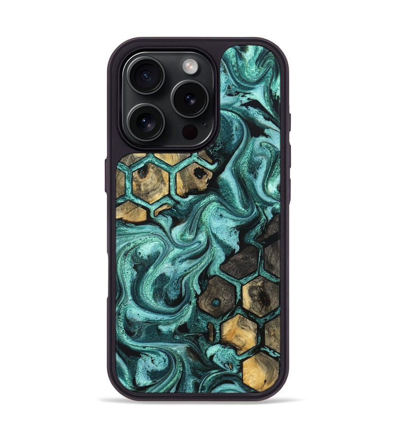 iPhone 16 Pro Wood Phone Case - Terri (Pattern, 831811)