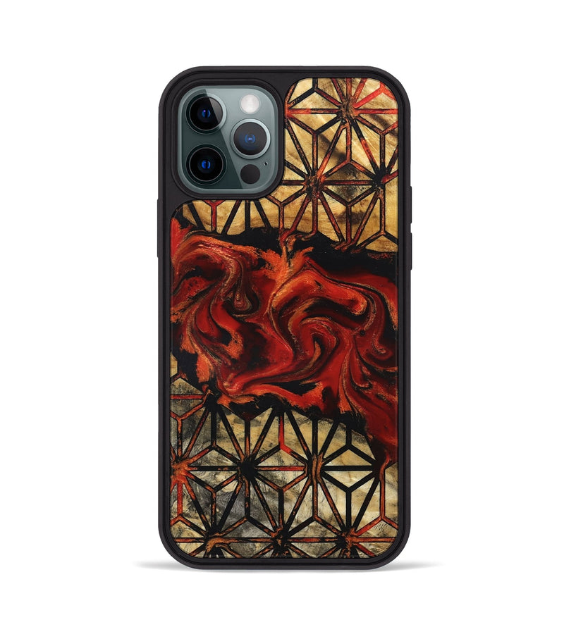 iPhone 12 Pro Wood Phone Case - Roger (Pattern, 831812)