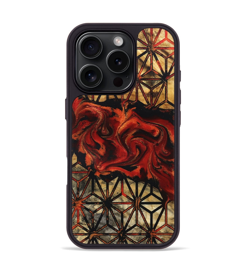 iPhone 16 Pro Wood Phone Case - Roger (Pattern, 831812)