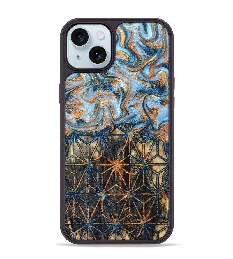 iPhone 15 Plus Wood Phone Case - Lizette (Pattern, 831813)