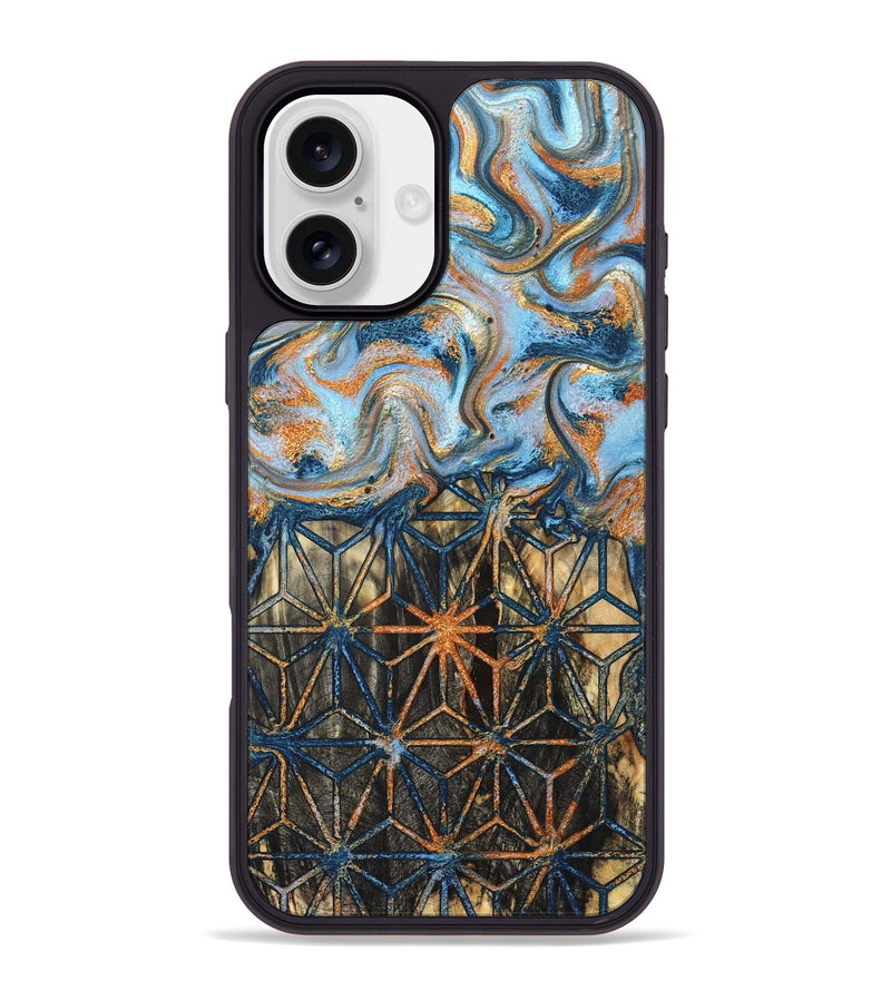 iPhone 16 Plus Wood Phone Case - Lizette (Pattern, 831813)