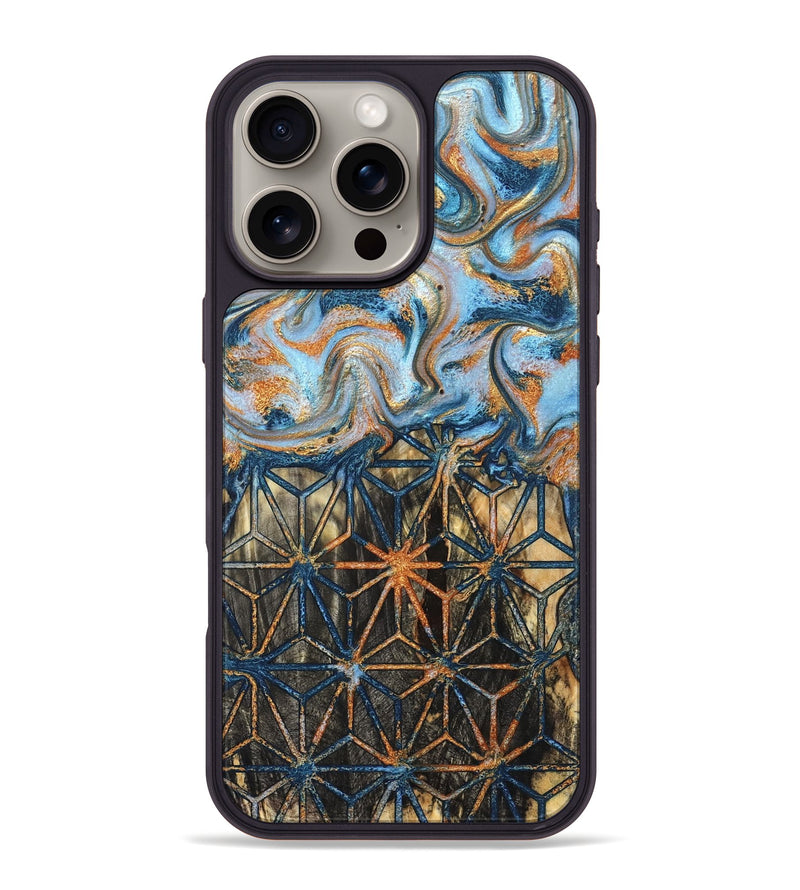 iPhone 16 Pro Max Wood Phone Case - Lizette (Pattern, 831813)