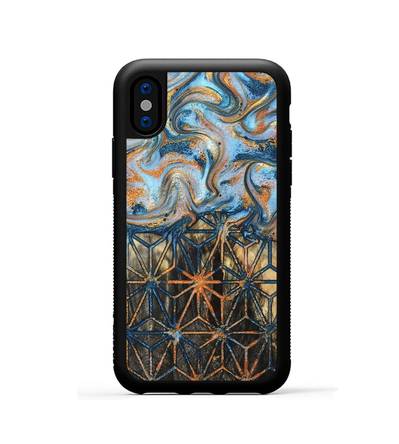 iPhone Xs Wood Phone Case - Lizette (Pattern, 831813)