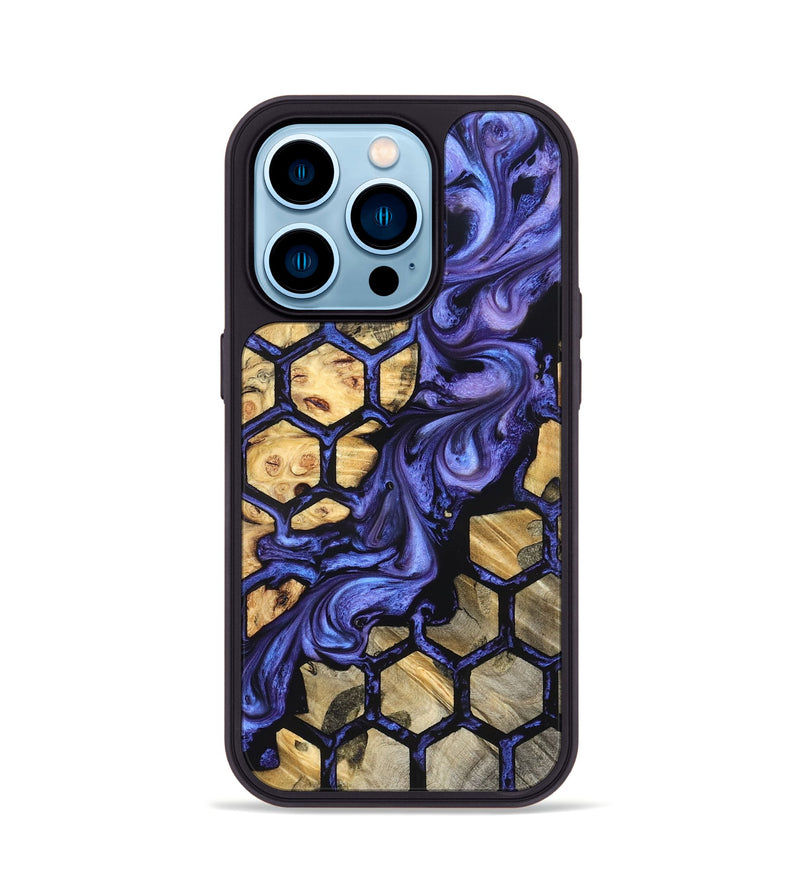 iPhone 14 Pro Wood Phone Case - Portia (Pattern, 831814)